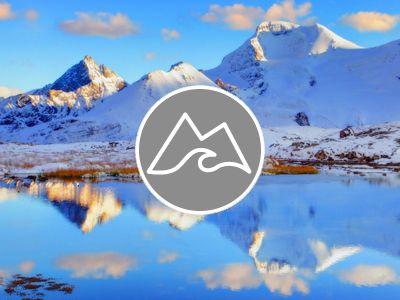 Mountain Reflection Logo - Mountain And The Sea Logo by Dragos M | Dribbble | Dribbble