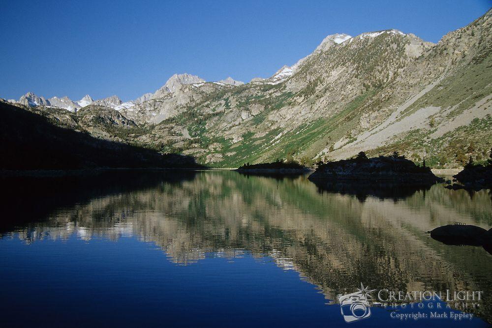Mountain Reflection Logo - Mountain Reflection at Lake Sabrina | Creation Light Photography