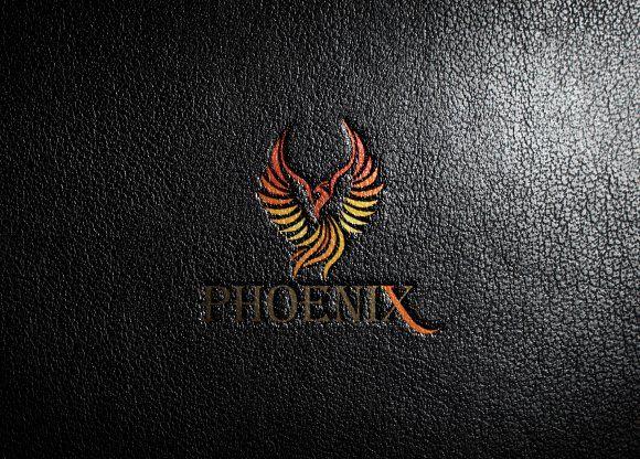 Phoenix Bird Company Logo - Colorful Phoenix Bird Logo Template ~ Logo Templates ~ Creative Market