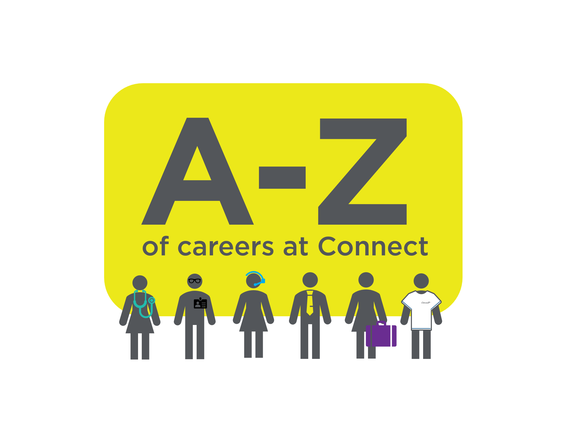 Yellow Z Logo - Our A-Z of careers and benefits at Connect | Connect Health