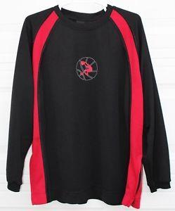 Dunkman Logo - Shaquille O'Neal Nike Dunkman Logo Black Red Long Sleeve Jersey ...