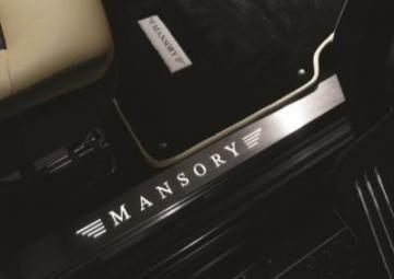 Mansory Logo - Entrance panels illuminated MANSORY logo | -= M A N S O R Y =- COM