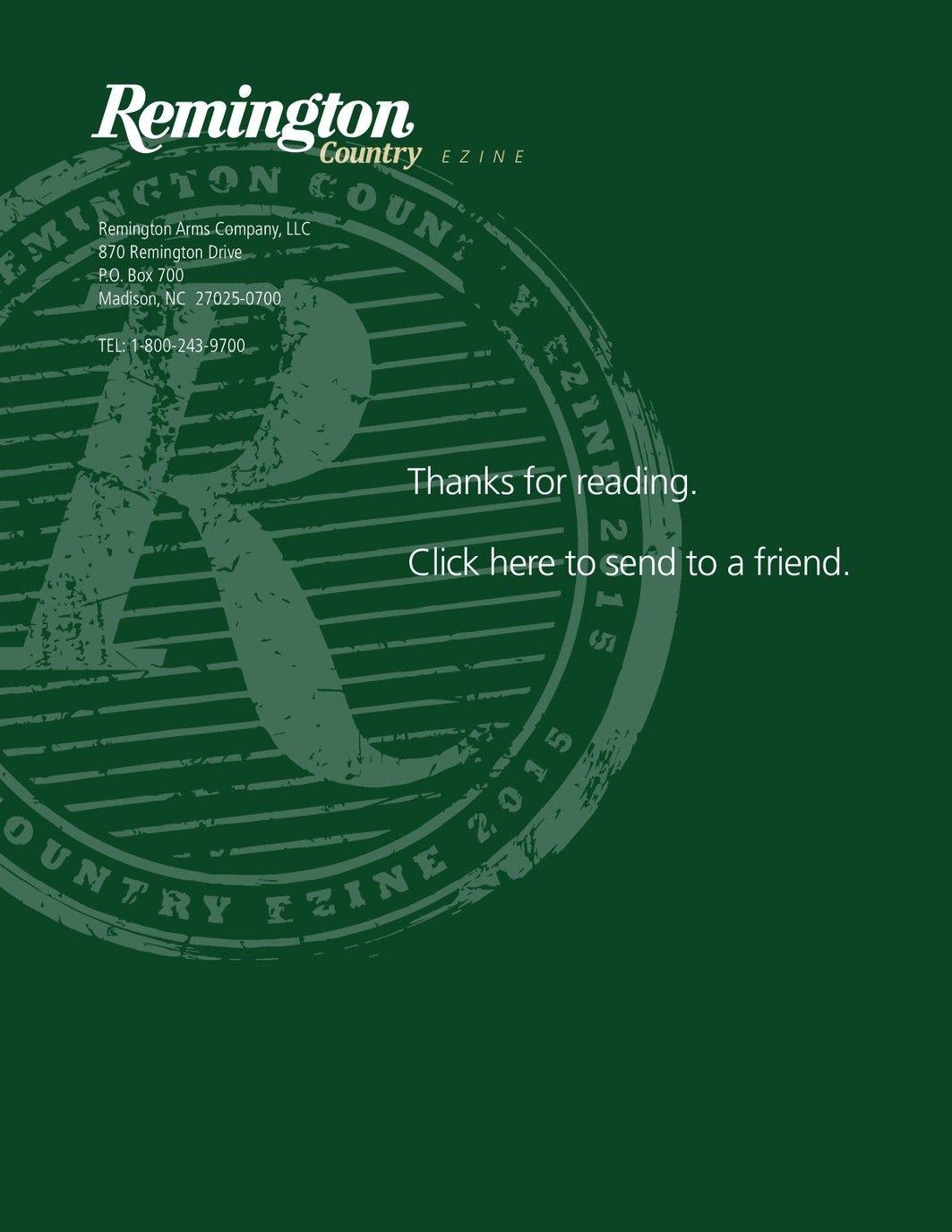 Remington Arms Company Logo - 2015 June eZine