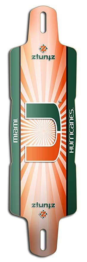 Orange Green U Logo - ZtuntZ Skateboards University Of Miami Hurricanes U Logo Glider