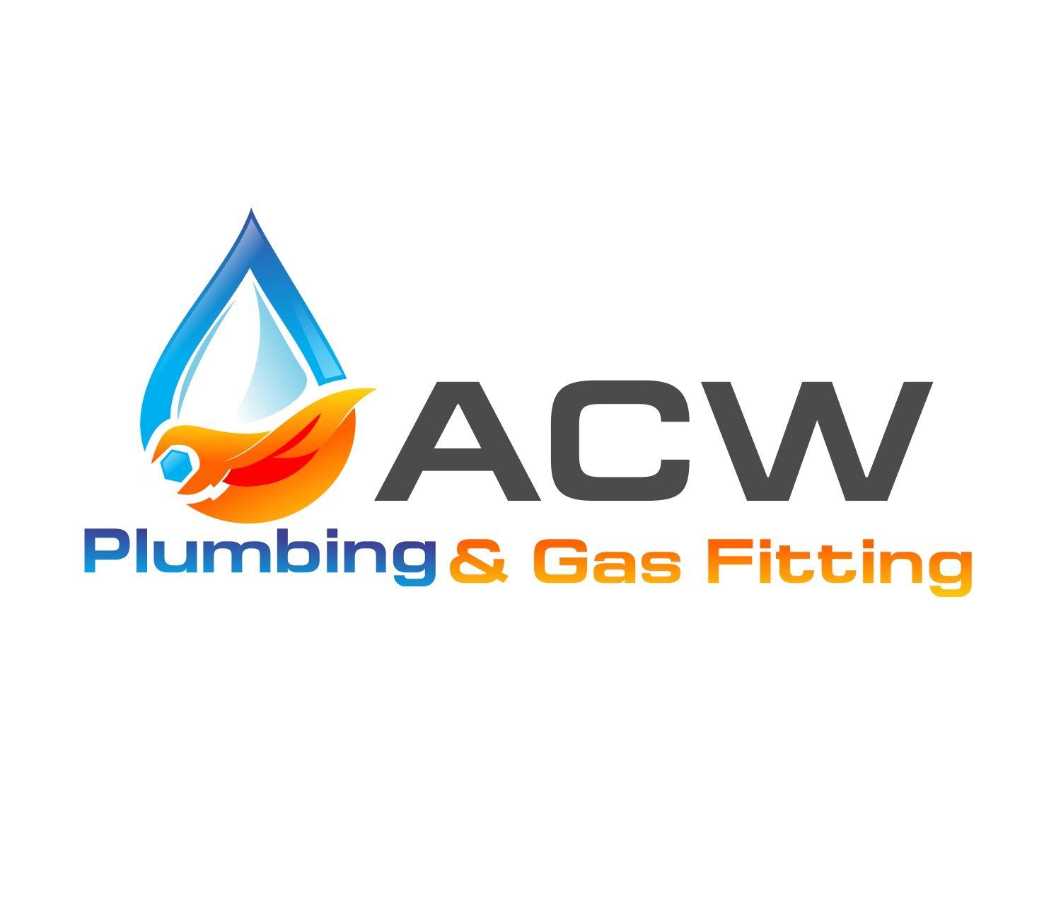 ACW Logo - Professional, Masculine, Plumbing Logo Design for ACW Plumbing & Gas