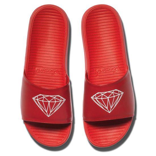 Red Diamond Supply Co Logo - cassettepunch: DIAMOND SUPPLY CO diamond supply Fairfax Slide ...