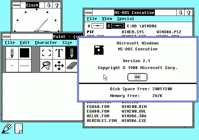 Windows 2.1 Logo - Windows 2.1x