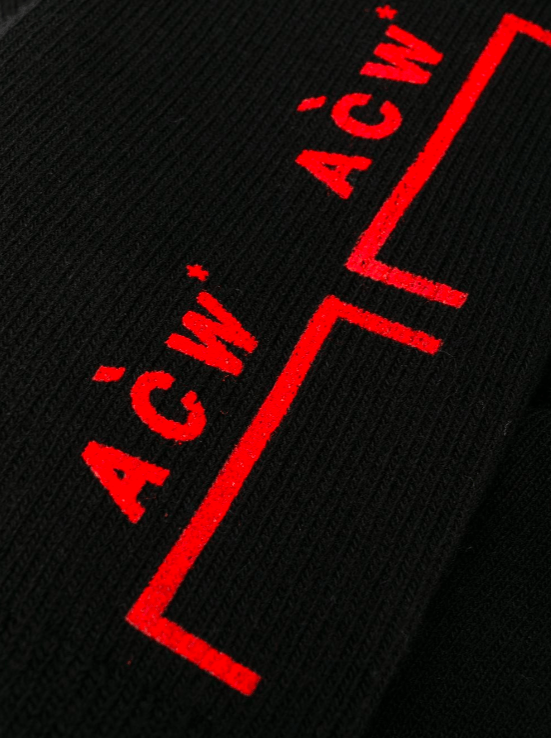 ACW Logo - A-COLD-WALL* AW18' ACW BRACKET LOGO SOCKS · | Wer-Haus