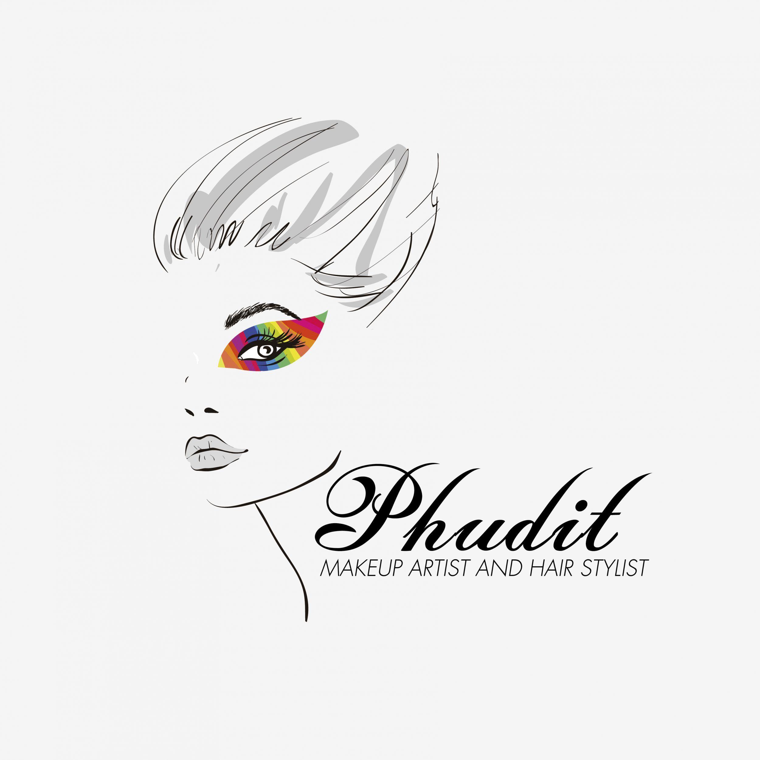 Makeup Artist Logo - Phudit Makeup Artist Logo | NHUMS.COM