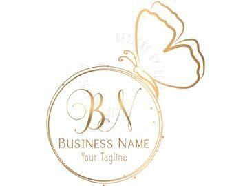 Gold Butterfly Logo - Gold butterfly logo