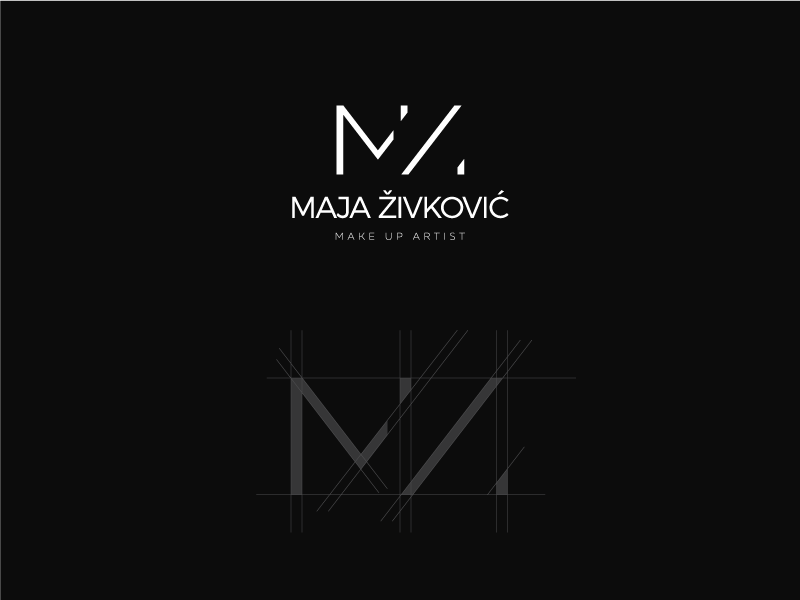 Makeup Artist Logo - MZ - makeup artist logo by Elvi Krasniqi | Dribbble | Dribbble