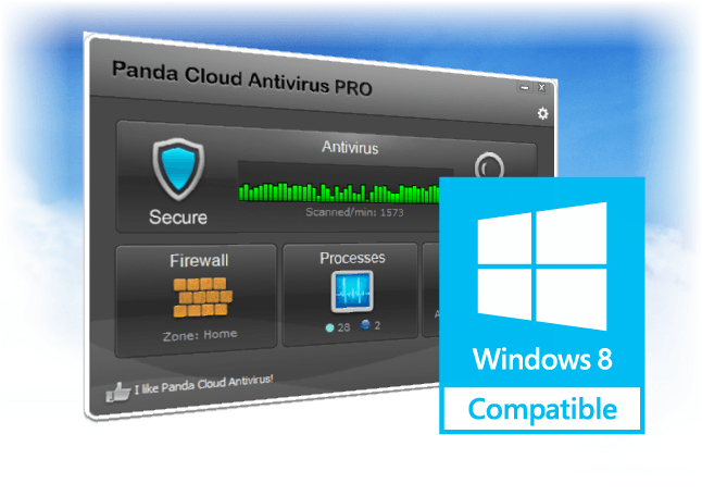 Windows 2.1 Logo - Panda Cloud Antivirus 2.1.1 and Windows 8 Compatible logo