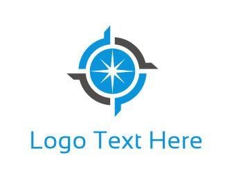 Blue Compass Logo - Compass Logo Designs | Make Your Own Compass Logo | BrandCrowd