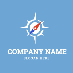 Blue Compass Logo - Free Compass Logo Designs | DesignEvo Logo Maker