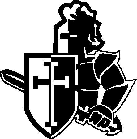 Crusader Logo - Crusader Knight logo black | Mayer Lutheran