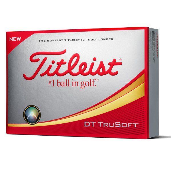 Red Titleist Logo - Titleist DT Trusoft Golf Ball Pack with Custom Logo