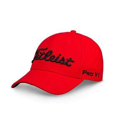 Red Titleist Logo - Amazon.com : Titleist Men's Golf Cap (Sports Mesh, Players Deep Back ...