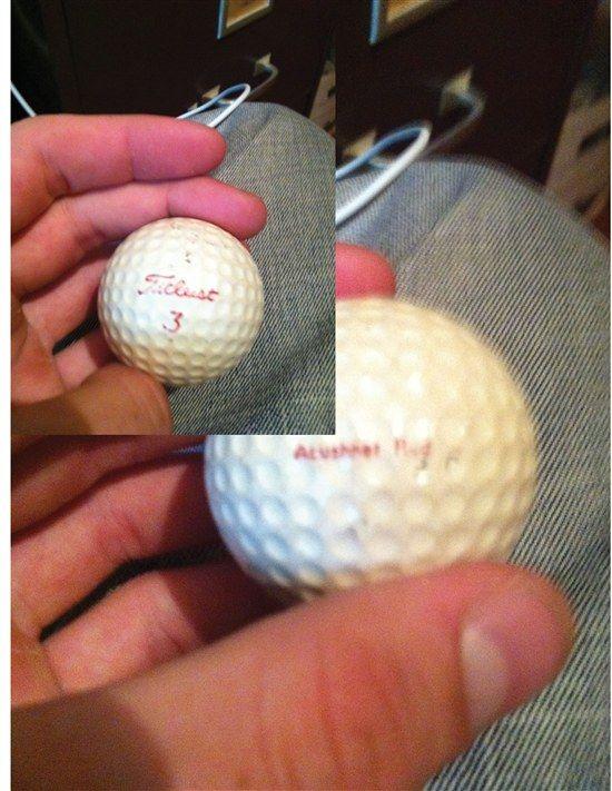 Red Titleist Logo - Titleist Acushnet Red Ball anyone help me out here