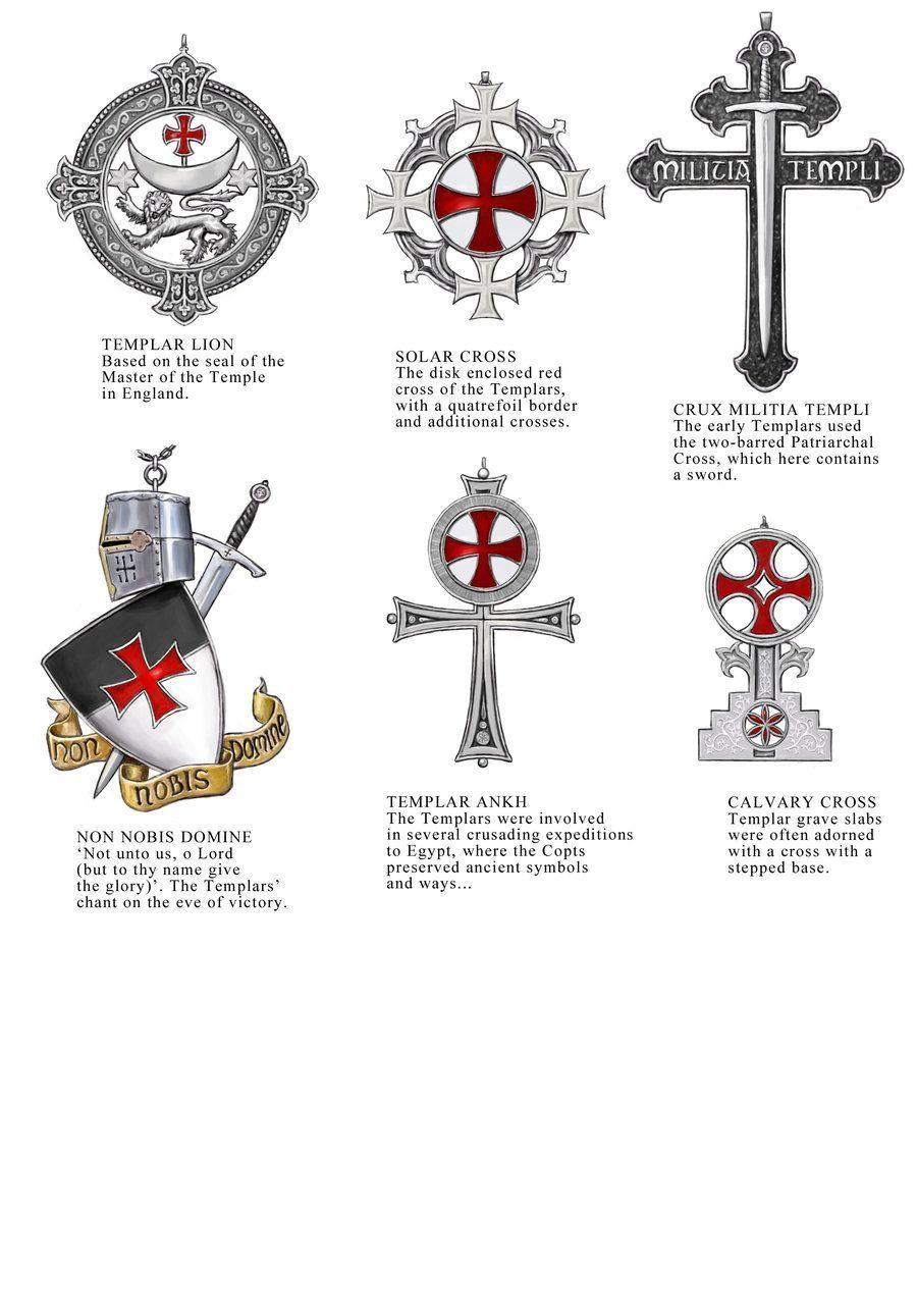 Crusader Knight Logo - Templar Jewellery Designs sheet 3