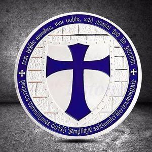 Crusader Knight Logo - Cross Crusader Knights Templar Commemorative Coin Art Collection ...