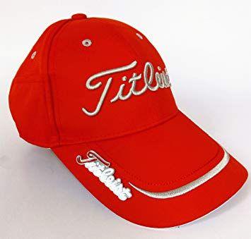 Red Titleist Logo - Titleist Golf Cap (Red): Amazon.co.uk: Sports & Outdoors