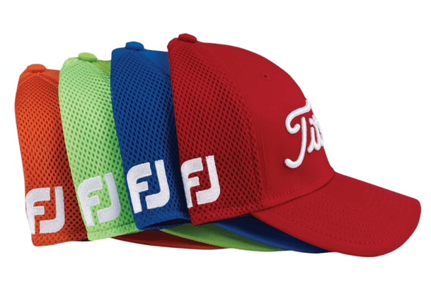 Red Titleist Logo - Lime Green Titleist Mesh Hats - The Clubhouse - Team Titleist