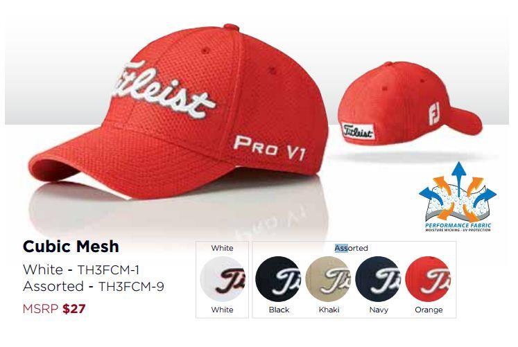 Red Titleist Logo - New Titleist Accessories