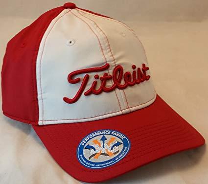 Red Titleist Logo - Amazon.com : Titleist Footjoy ProV1 Contrast Stitch Hat Red : Sports ...