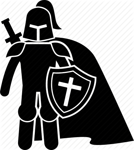 Crusader Knight Logo - Cape, crusader, knight, paladin, templar icon