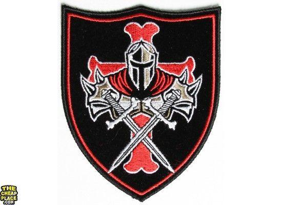 Crusader Knight Logo - Templar Knight Crusader Patch. Patches. Patches, Knights templar i