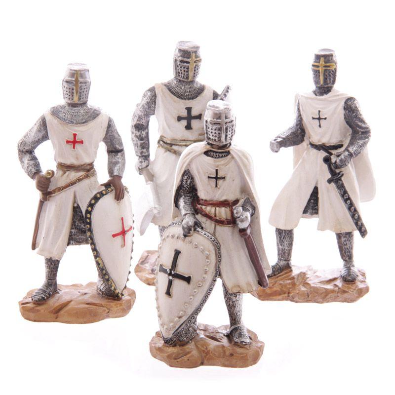 Crusader Knight Logo - Crusader Knight Novelty Figurines