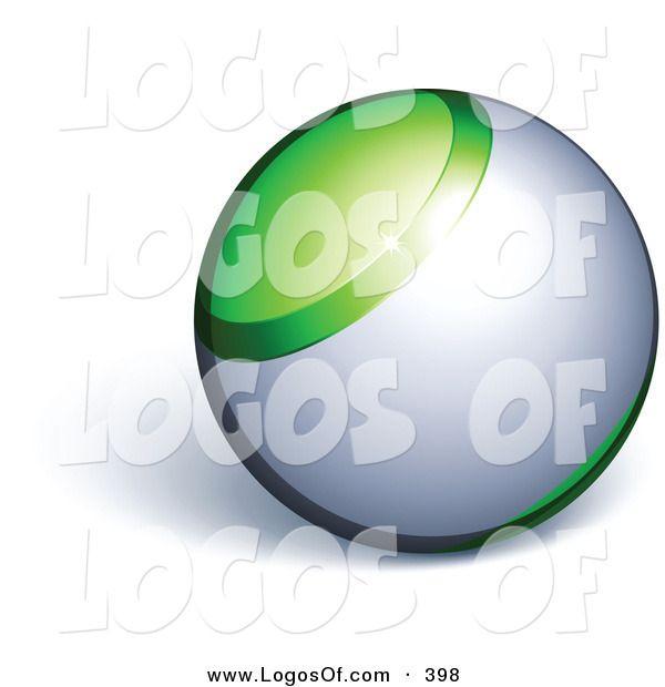 Green and Silver Sphere Logo - Green marble Logos