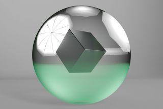 Green and Silver Sphere Logo - Illuminate your 3D work with Dome lights | Creative Bloq