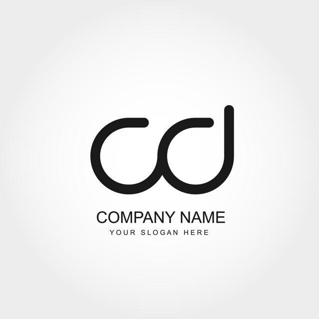 CD Logo - Initial Letter CD Logo Template Vector Design Template for Free ...