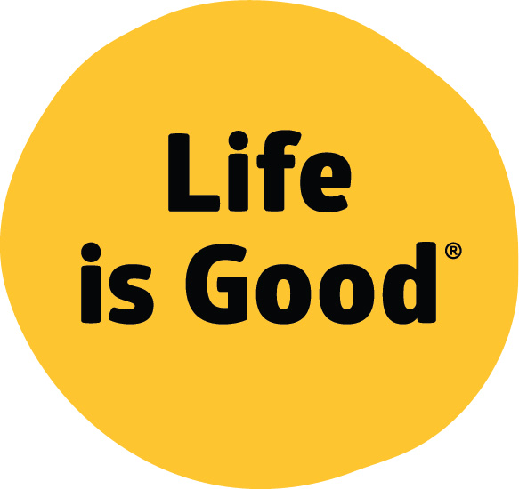 Good Yellow Logo - Life is Good new logo is a symbol of optimism. Like