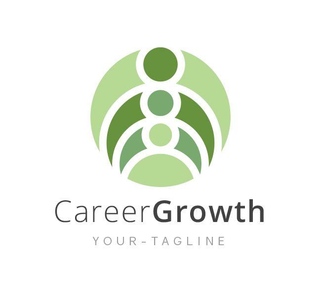 Growth Logo - Career Growth Logo & Business Card Template - The Design Love
