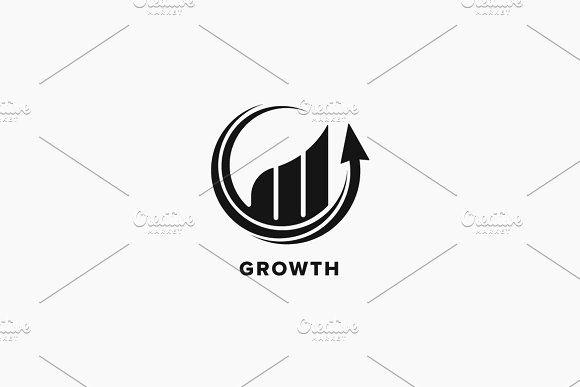 Growth Logo - Growth Logo Template Logo Templates Creative Market