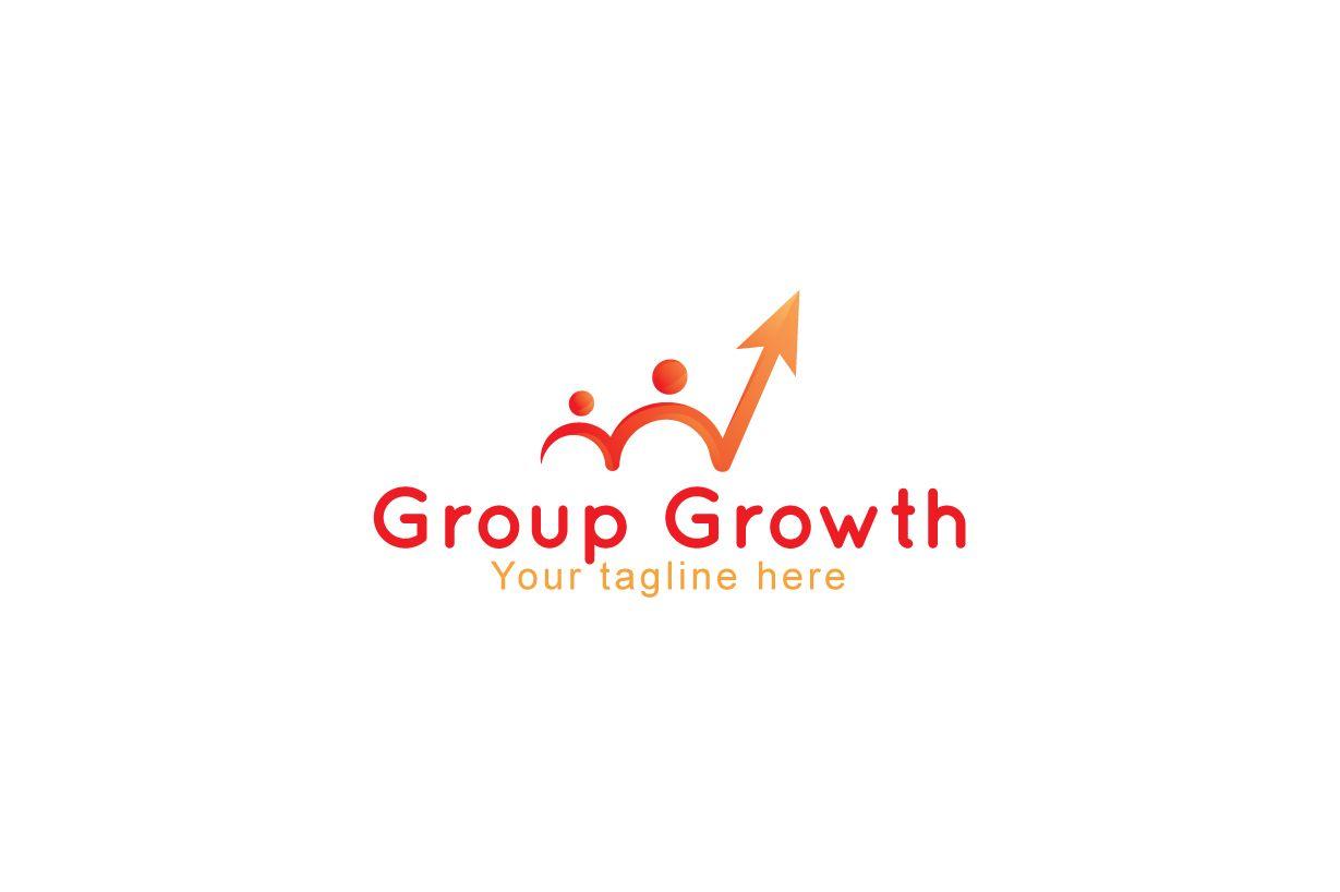 Growth Logo - Group Growth - Business & Success Iconic Stock Logo Design