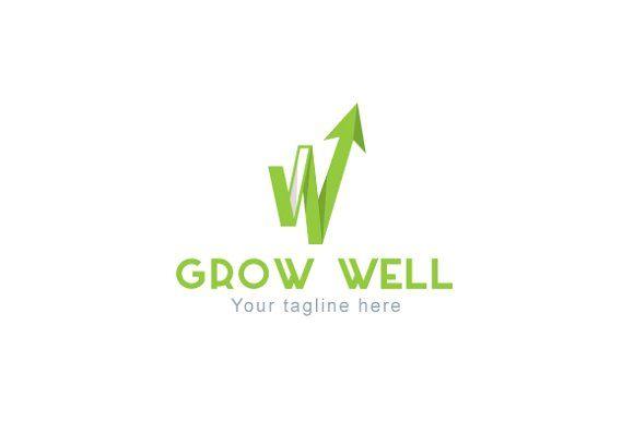 Growth Logo - Grow Well-Business & Growth Logo ~ Logo Templates ~ Creative Market