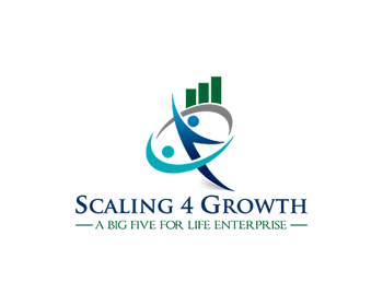 Growth Logo - Scaling 4 Growth, A Big Five for Life Enterprise logo design contest ...