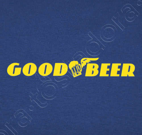 Good Yellow Logo - Good Beer (Logo Goodyear) T-shirt - 861692 | Tostadora.com