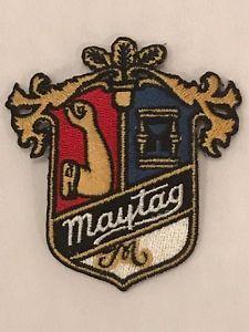 New Maytag Logo - Vintage MAYTAG Brand Embroidered Uniform Patch Crest Coat of Arms ...