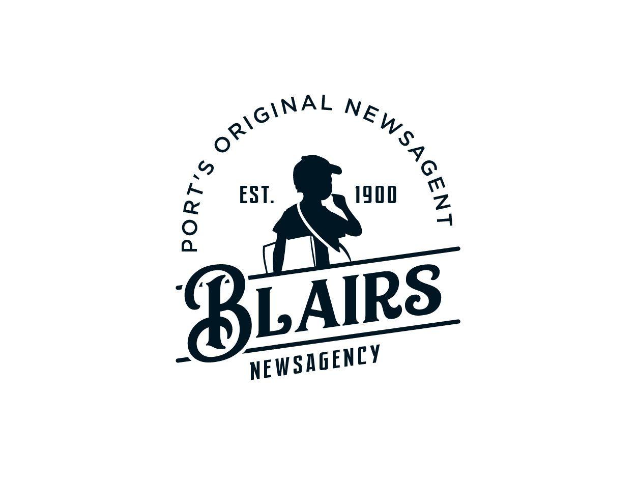 News Agency Logo - Conservative, Traditional, Retail Logo Design for Blairs Newsagency ...
