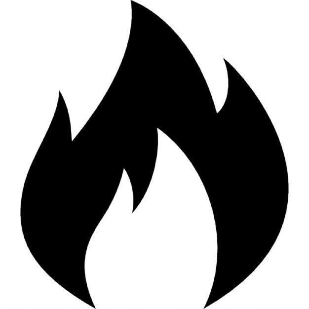 Black Fire Logo - Free Fire Icon Vector 367548 | Download Fire Icon Vector - 367548