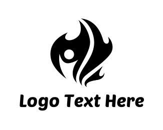 Black Fire Logo - Fire Logos - Make a Fire Logo, Try it FREE | Page 6 | BrandCrowd