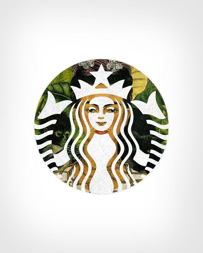 Popular Coffee Logo - I Combined Popular Logos With Classical Paintings | coffee | Art ...