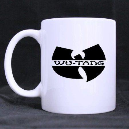 Popular Coffee Logo - Emana Custom Wu Tang Logo Ceramic Mug Water Cup Popular White Coffee ...