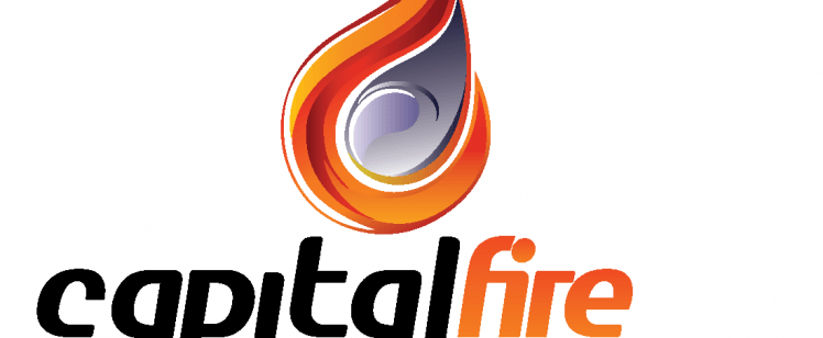 Black Fire Logo - Capital Fire Logo Final Black + White – Activate Fire Safety | Fire ...