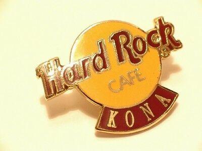 Brown and Yellow Logo - KONA HARD ROCK CAFE PIN BADGE B15-346 COLLECTORS PIN Basic brown ...