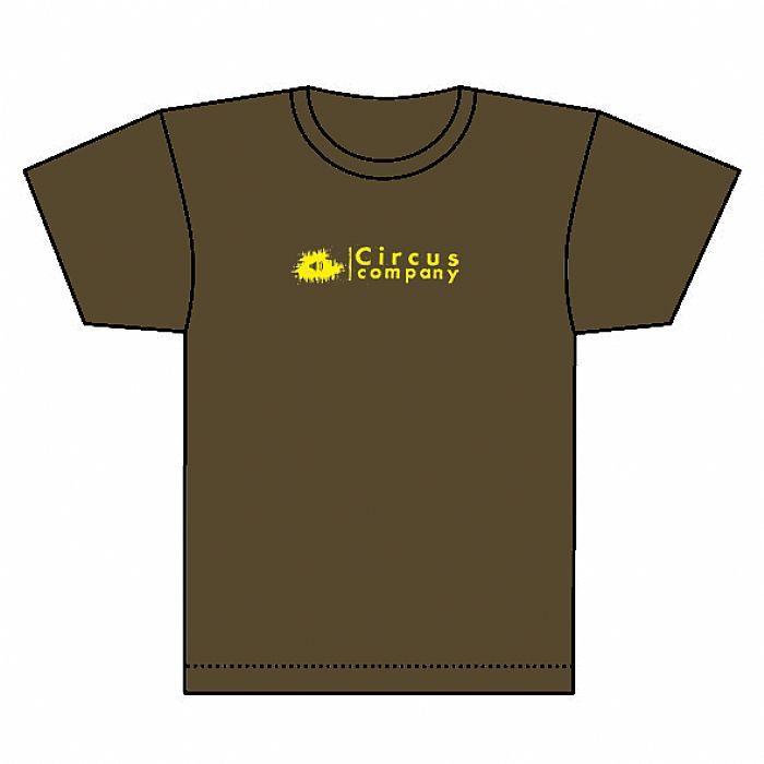 Brown and Yellow Logo - Circus Company T-Shirt (brown with yellow logo)